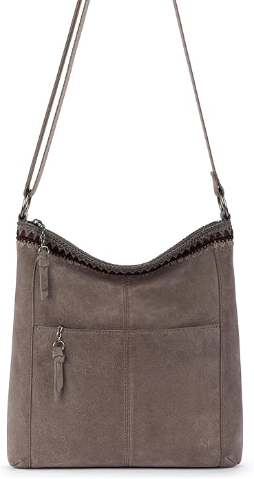 The Sak Lucia Crossbody Bag in Leather, Convertible Purse with Adjustable Strap