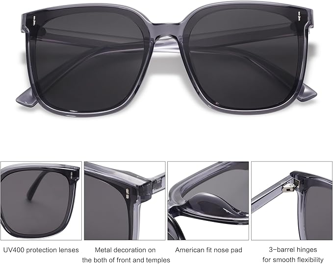 SOJOS Sunglasses for Women Men Vintage Style Shades SJ2157