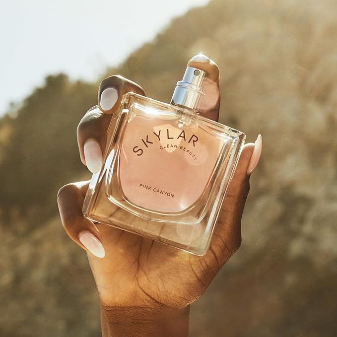 Skylar Pink Canyon Eau de Parfume - Hypoallergenic Perfume for Women & Men, Vegan & Safe for Sensitive Skin - Woody Citrus Perfume with Notes of Grapefruit, Pink Salt & Cedar - 1.70 Fl Oz (Pack of 1)