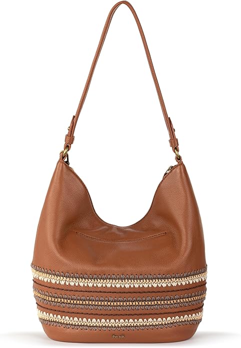 The Sak Sequoia Hobo Bag - Premium Large Leather Women's Handbag for Everyday & Travel - Durable Purse With Zipper Pocket