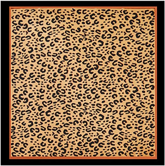 FONYVE Silk Feeling Scarf Medium Square Satin Head Scarf for Women 27.5 × 27.5 inches