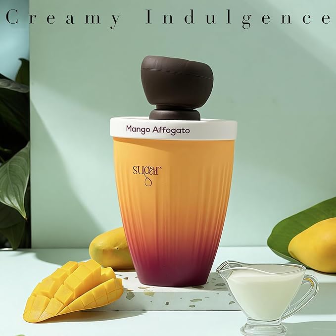 Mango Affogato Perfume for Women, Gourmand Scent with Mango & Amber, Long Lasting EDP Fragrance for Daily Use, 3.4 Fl Oz
