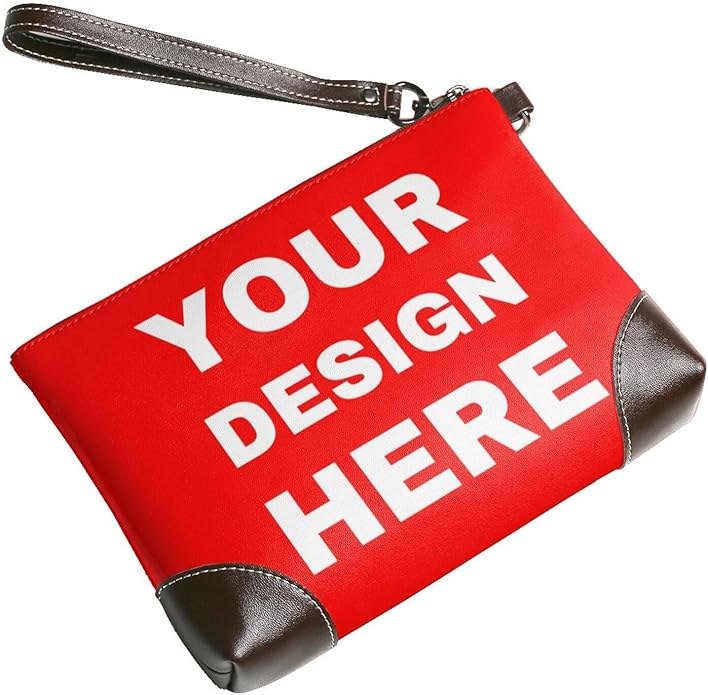 Custom Leather Wristlet Personalized Wallets For Women Men Wristlet Handbags Customized Clutch Purses For Women