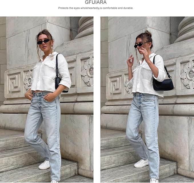 Oval Sunglasses for Women Men Fashion Small 90s Style Sun Glasses UV400
