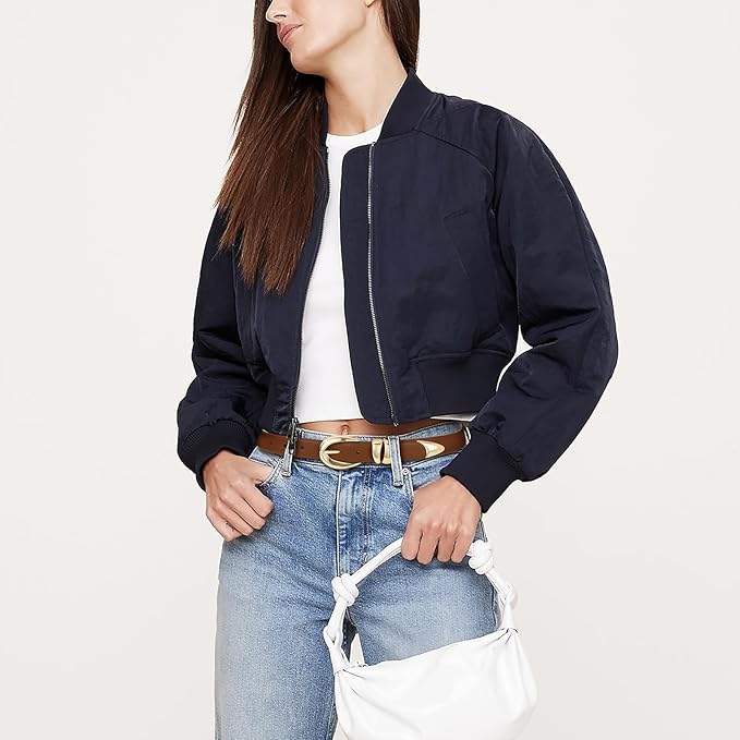 Fashion Waist Belt with Gold Buckle Women's Belts for Jeans Stylish Leather Belts for Women