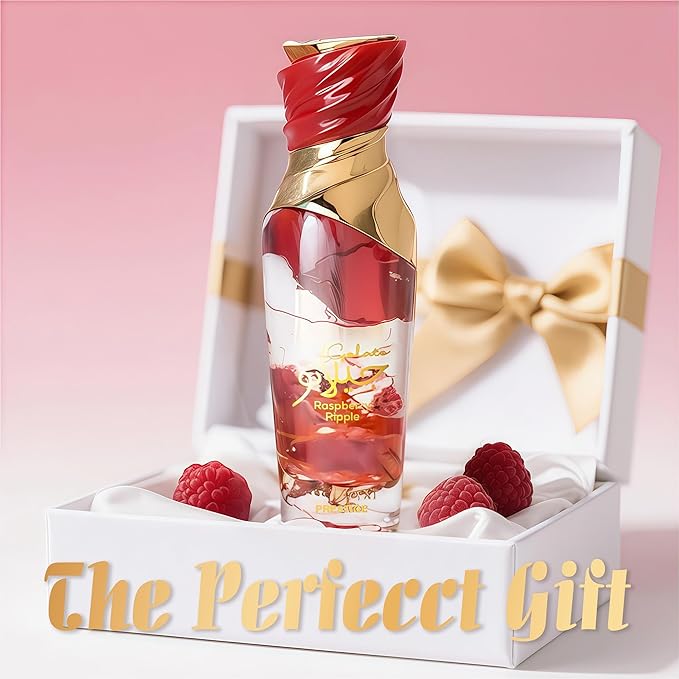 Gelato Paspberry Ripple Women's Perfume 3.4 Fl Oz Eau de Parfum - Vanilla, Moss, Caramel,Magnolia Fressia & Strawberry Luxury Scent with 24H Long Lasting Fragrance