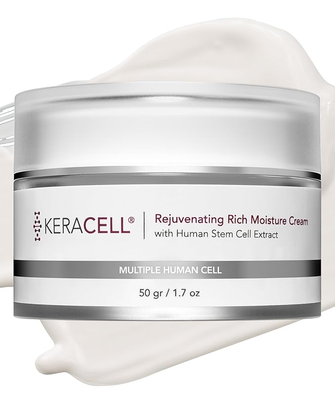 Moisturizer Face Cream – Rejuvenating Rich Moisture Cream with Human Stem Cell Technology for Dry, Mature Skin – Face Moisturizer for Women & Men with Plant-Based Retinol Alternative - 1.7 oz