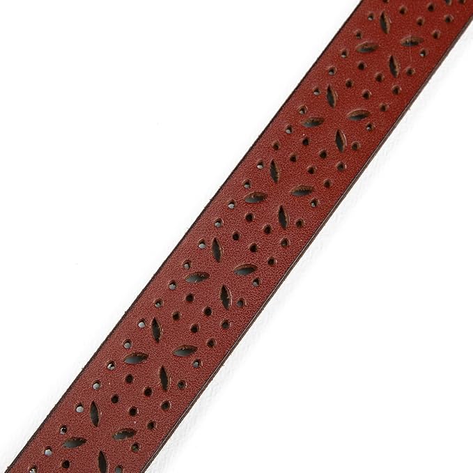 Eddie Bauer Women's Casual Leather Belts with Durable Metal Buckle