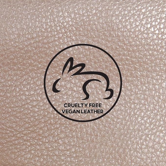 Vegan Leather Wristlet Purse for Women - Small Clutch Purse with Shoulder and Wrist Straps