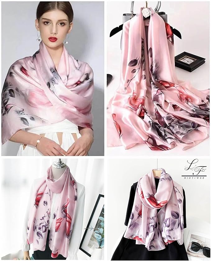Shawl Scarf For Women Lightweight Scarves Floral Pattern Formal Evening Dressesformal Shawl Summer Wraps