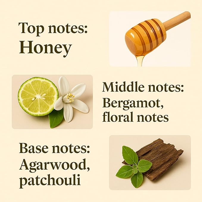 Honey Parfum Travel Size Edition 10 ml, Long-Lasting Mini Perfumes for Women, Pocket Perfume for Women, Vegan Natural Premium Oil Scent, Romantic Valentine's Day Gift for Daily & Date Use (1)