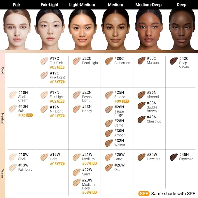 JUNG SAEM MOOL Essential Skin Nuder Cushion 32N Walnut 0.49 Fl Oz, No Refill, Natural Radiant Finish Cushion Foundation with Buildable Coverage, Lightweight Texture, Korean Foundation Makeup