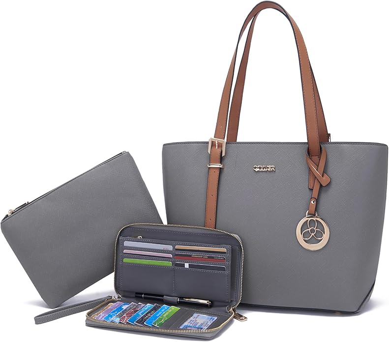 Purses And Wallets Set For Women Work Tote Satchel Handbags Shoulder Bag Top Handle Totes Purse With Matching Wallet