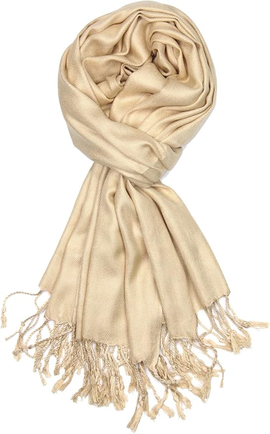 Achillea Soft Silky Pashmina Scarf for Women – Shawl Wrap for Evening Dresses, Bridesmaids, Weddings & Everyday Wear