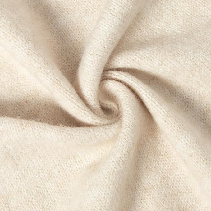 RIIQIICHY Shawl Wrap Women Pashmina Triangle Cape Knit Sweater Scarf for Fall Winter Fashion Accessory
