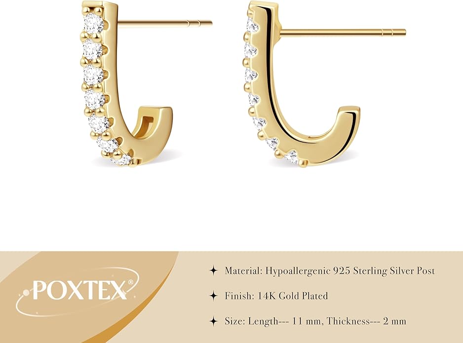 Gold Plated Statement Chunky Dangle Stud Earrings for Women, Gold Plated Hoop Knot Claw Earrings Tarnish Free Jewelry for Women Gifts
