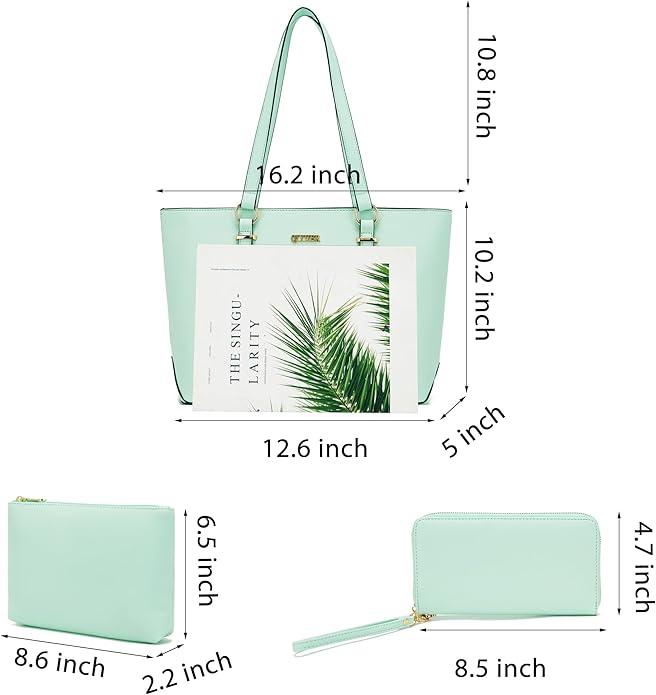 Purses And Wallets Set For Women Work Tote Satchel Handbags Shoulder Bag Top Handle Totes Purse With Matching Wallet