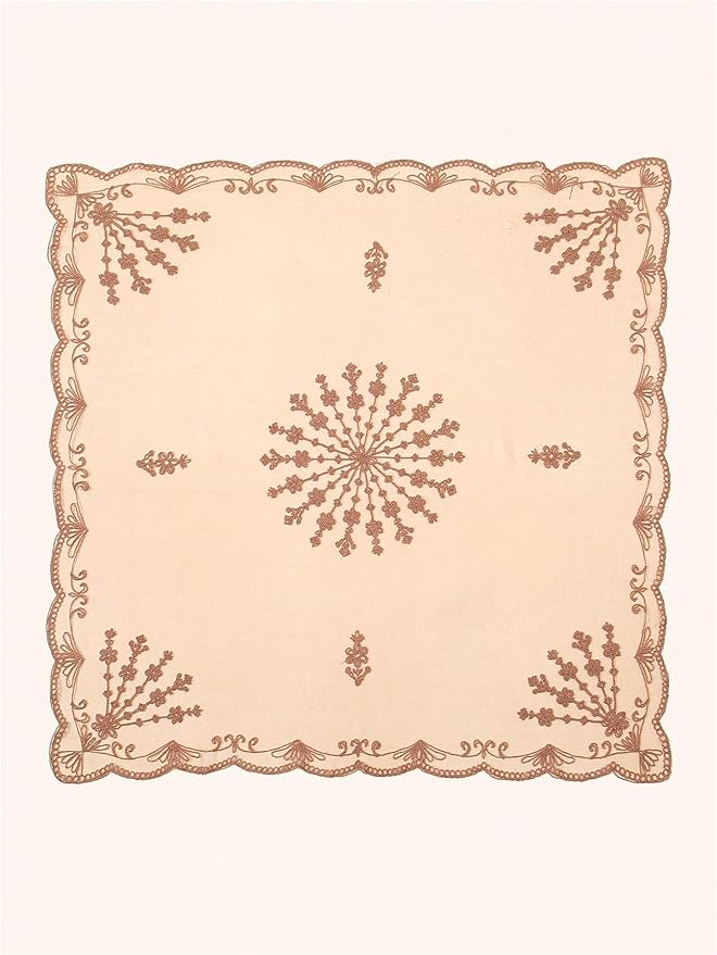 Floerns Women's Flower Embroidery Hair Scarf Headband Sheer Lace Hair Bandana