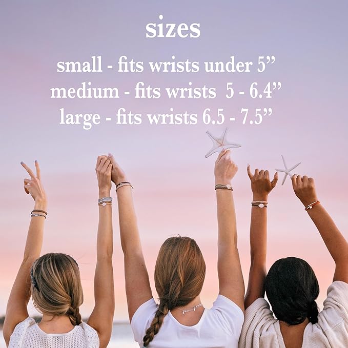 K'lani Hair Tie Bracelets for Women - Elastic Hair Bands That Double as Stylish Jewelry - Breathe - Large