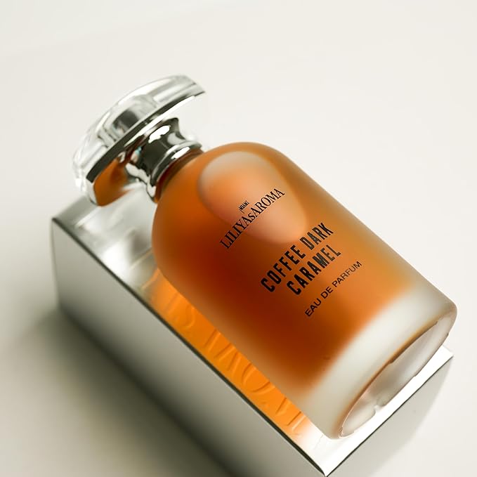 Liliya's Aroma Coffee Dark - Caramel Luxurious Eau de Parfum Long-Lasting Fragrance for Men 3.4 Fl Oz