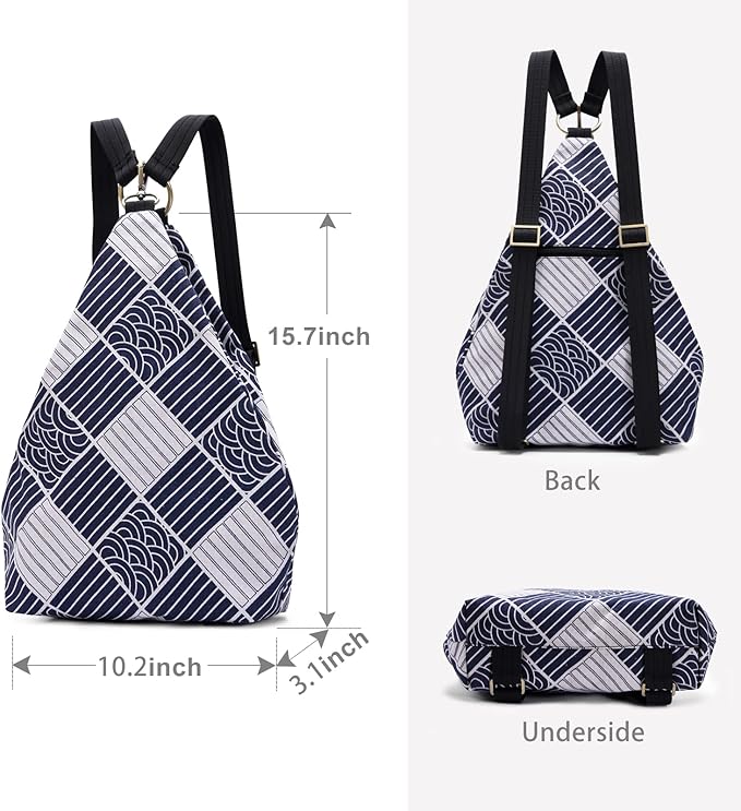 Black Butterfly Premium Backpack for Women, Bohemia Style Fashion Casual Daypack Backpack, Small Backpack Purse (28-blue)