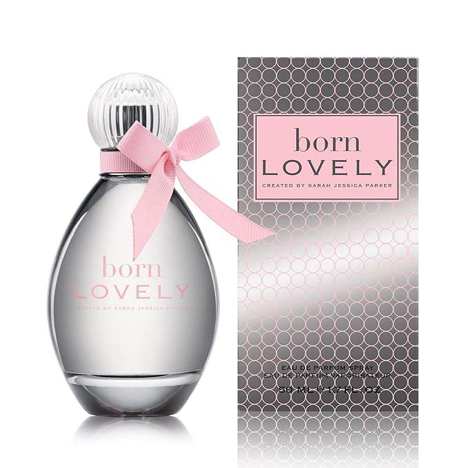 Born Lovely by SJP - Lush, Sweet, Elegant Amber Floral Eau De Parfum Spray Fragrance for Women - Mandarin, Peony, Honeysuckle, and Freesia - Intense, Long Lasting Scent - 1.7 oz