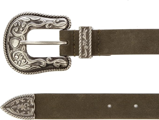 Lucky Brand Women's Western-Inspired Leather Belt | Classic | American Heritage | Casual | Vintage | Cowboy