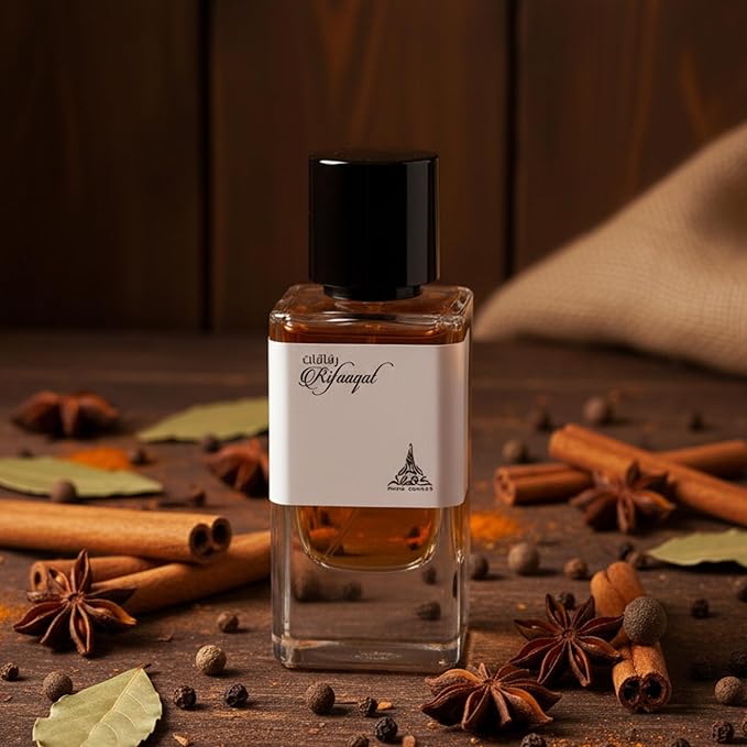 Paris Corner | Rifaaqat Unisex EDP 2.8 Fl Oz | A Captivating Blend of Elemi, Pink Pepper, and Vanilla with Smoky Leather Notes | Sophisticated and Alluring Vanilla Perfume Experience