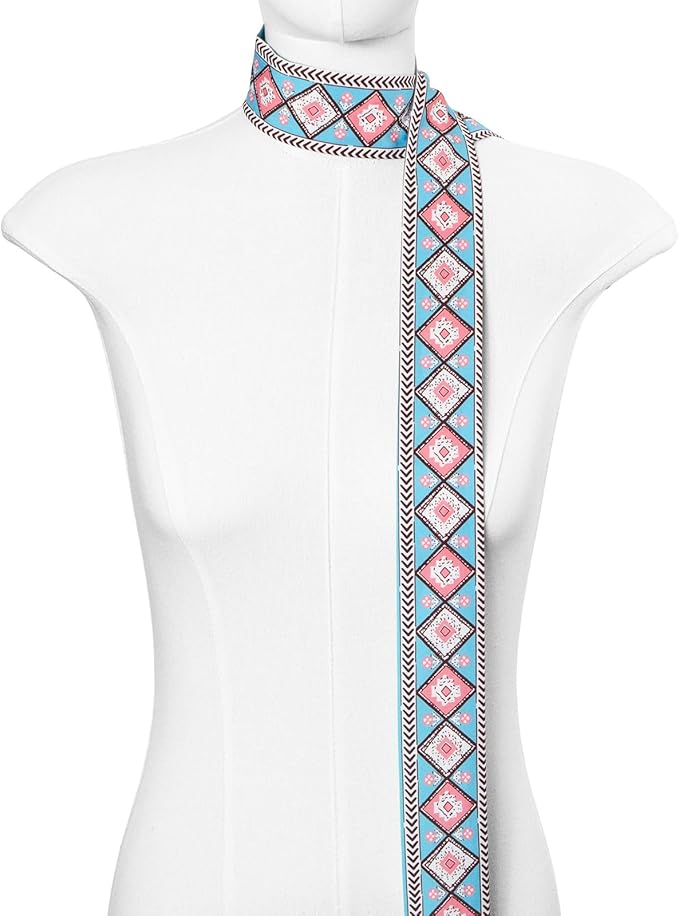Solid Color Neck Scarf Purse Narrow Scarf Handbags Skinny Twill Hair Scarves Women Fashion Accessories Bag Charms