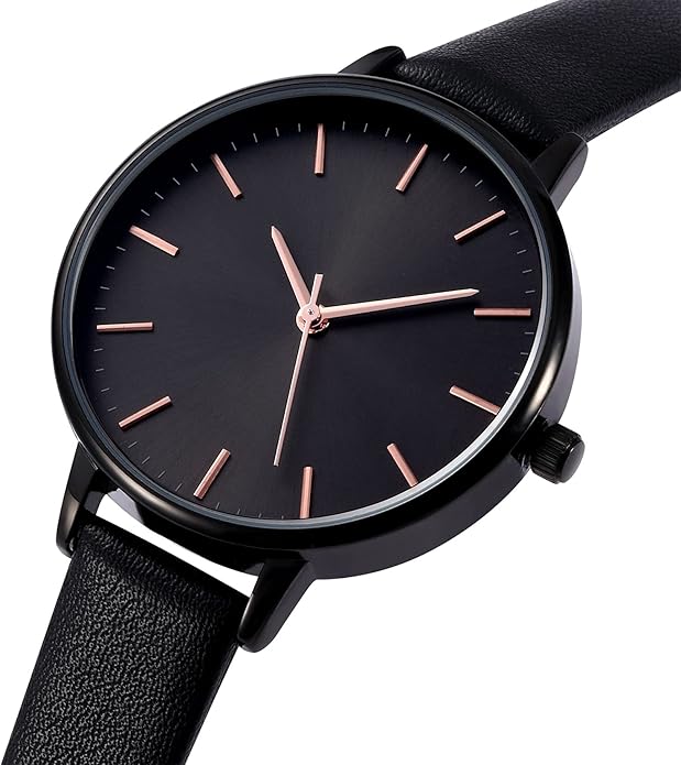 Women's Watches Leather Band Luxury Quartz Watches Waterproof Fashion Creative Wristwatch for Women Ladies
