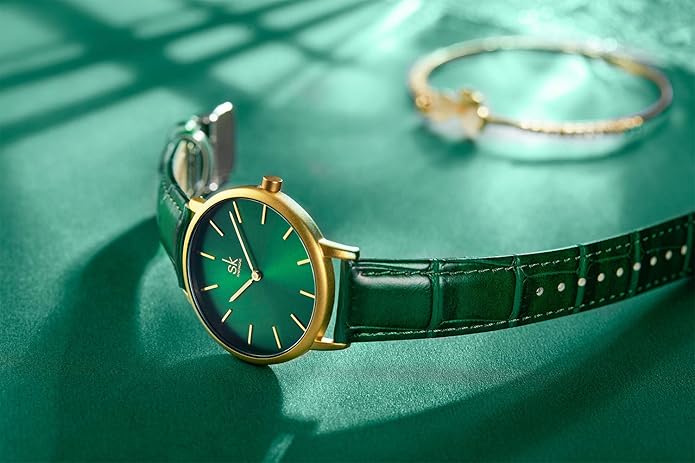 SHENGKE Simplicity Creative Women Watch Genuine Leather Elegant Women Watches Ladies Business Wristwatch