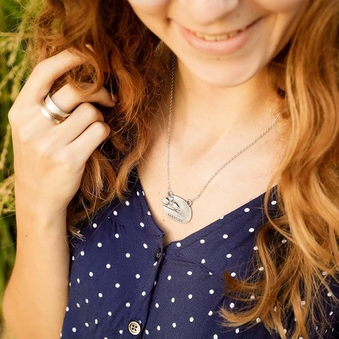 LISA LEONARD DESIGNS Pewter Pendant Necklace Minimalist Jewelry Necklaces For Women Gift For Her Dainty Necklaces