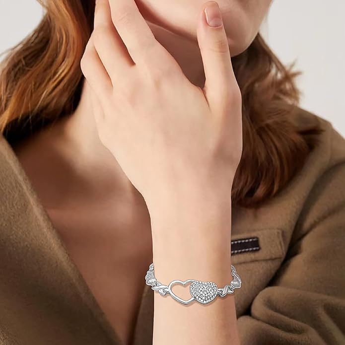 Gold Jewelry Set 18K Gold Accessories for Women Jewelry Set Wedding Bridal Fashion Jewelry Sets Women Accessories Bracelets Earrings and Rings Sweetheart Gifts