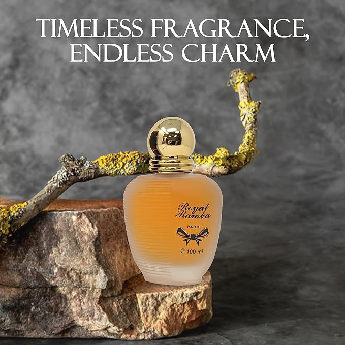 Royal Ramba Women Perfume Long Lating Eau De Parfum–Fresh And Trendy Natural Spray Fragrance For Effortless Chic 3.4 Fl Oz For Daily Used