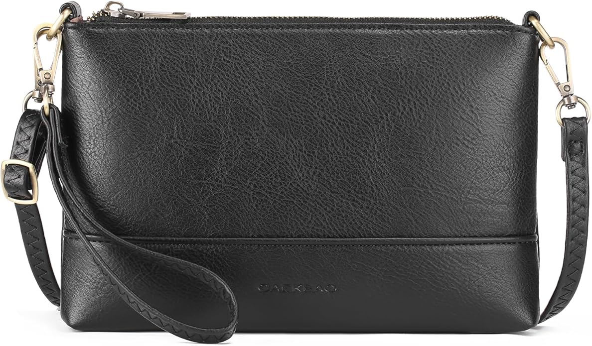 GAEKEAO Wristlet Wallet Clutch Purses For Women Small Crossbody Bag Cell Phone Wallet Purse Shoulder Handbag with Card Slots