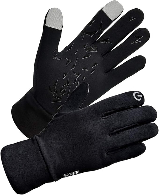 SKYDEER Winter Gloves with Soft Deerskin Suede Leather & Thermal Polar Fleece & Warm 3M Thinsulate Insulation (SD8661T)