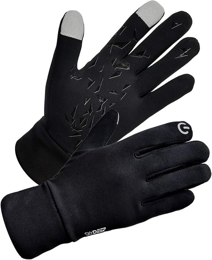 SKYDEER Winter Gloves with Soft Deerskin Suede Leather & Thermal Polar Fleece & Warm 3M Thinsulate Insulation (SD8661T)