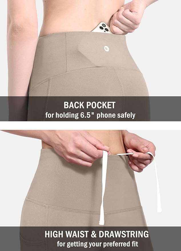 baleaf Winter Clothing Women Leggings Fleece Lined Tights Thermal Warm Thick Cold Weather Gear 1 Pockets