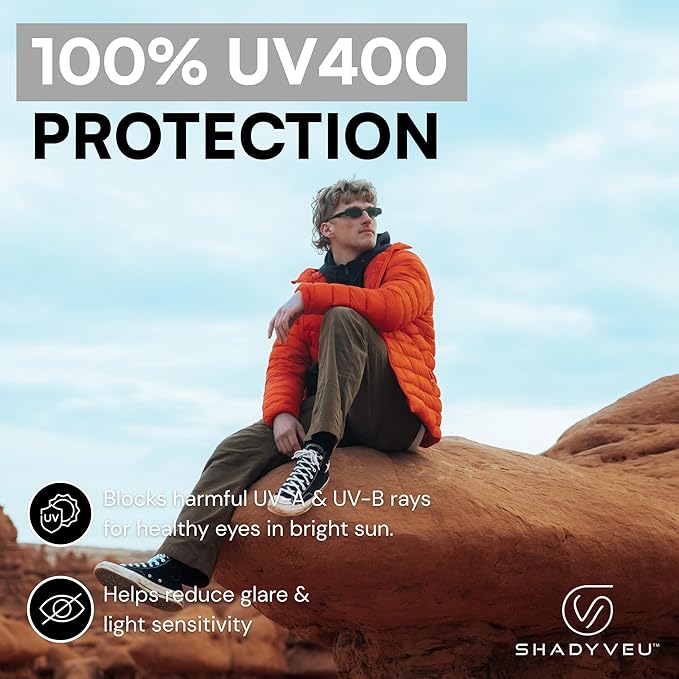 ShadyVEU Slim Classic Rectangular Sunglasses UV Protection 90’s Vintage Small Wide Retro Frame Fashion Shades