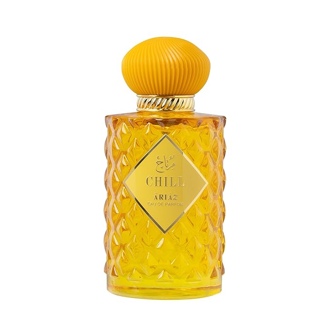 ARIAZ Chill Women Eau De Parfum 3.4 Oz - Fruity Floral Gourmand Perfume with Apple, Lemon, Freesia, Strawberry, Marshmallow, Vanilla, Raspberry & Musk - Sweet Everyday Fragrance