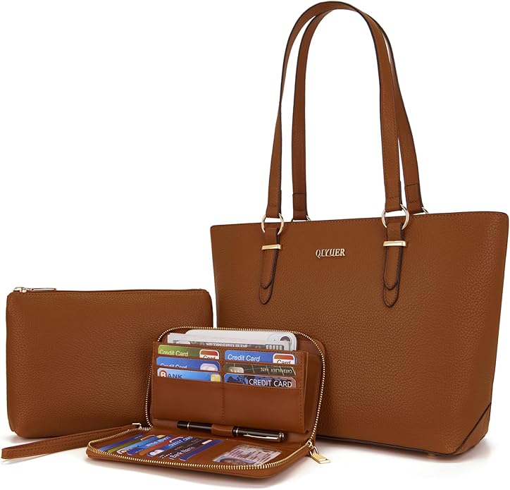 Purses And Wallets Set For Women Work Tote Satchel Handbags Shoulder Bag Top Handle Totes Purse With Matching Wallet