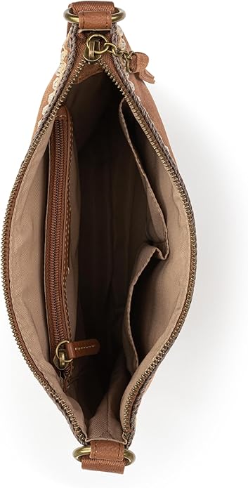 The Sak Lucia Crossbody Bag in Leather, Convertible Purse with Adjustable Strap