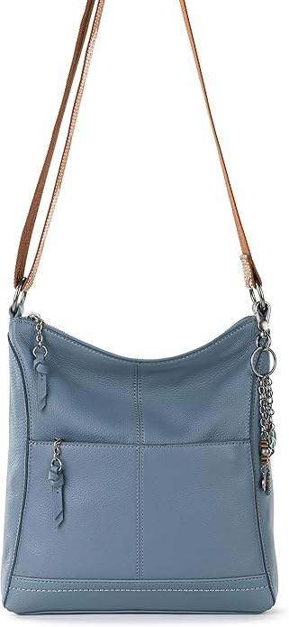 The Sak Lucia Crossbody Bag in Leather, Convertible Purse with Adjustable Strap