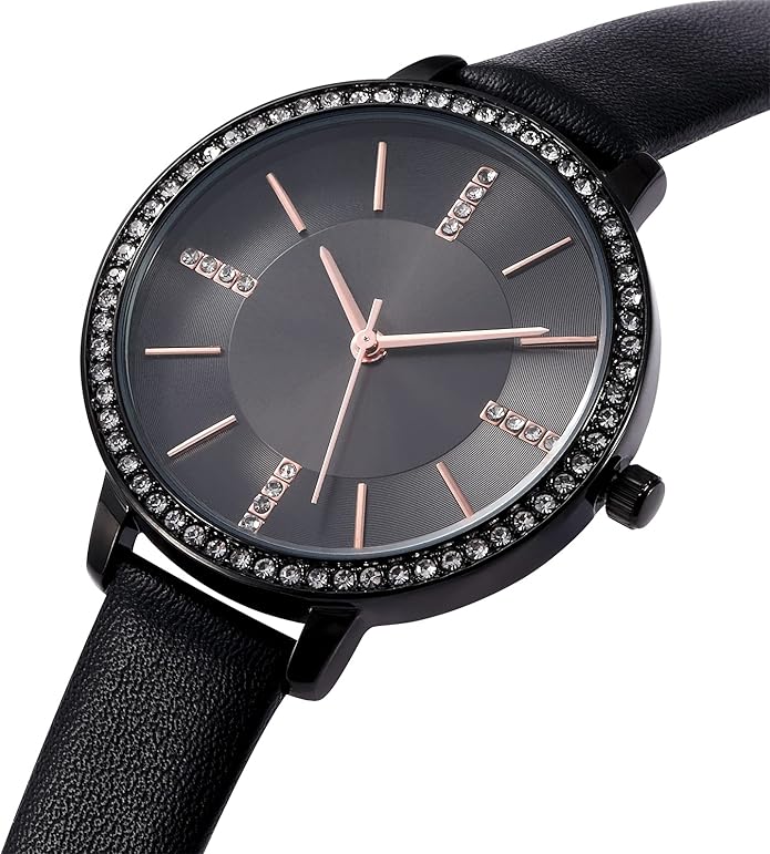 Women's Watches Leather Band Luxury Quartz Watches Waterproof Fashion Creative Wristwatch for Women Ladies