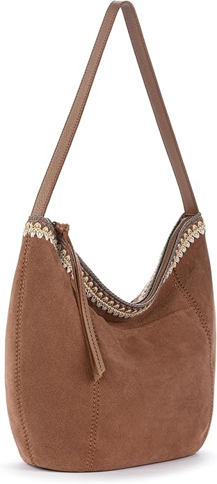 The Sak Sequoia Hobo Bag - Premium Large Leather Women's Handbag for Everyday & Travel - Durable Purse With Zipper Pocket
