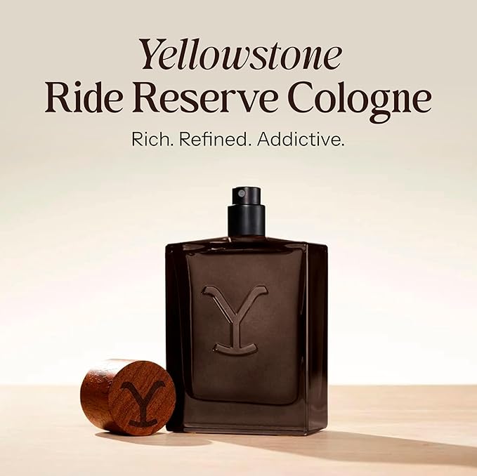 Tru Fragrance Beauty Yellowstone Ride Reserve Men's Cologne, 3.4 fl oz (100 ml) - Rich, Refined, Addictive