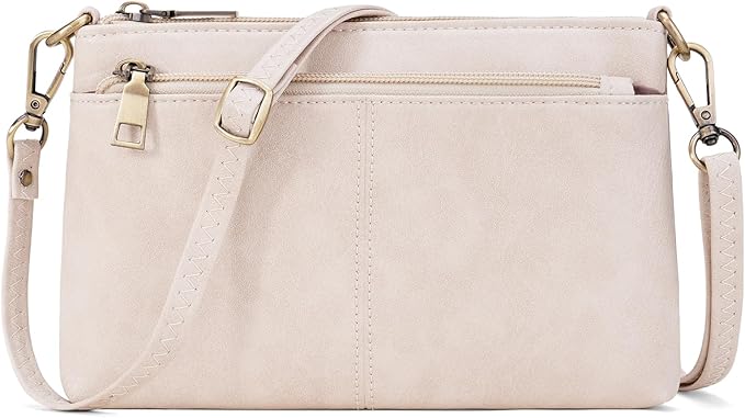 SENDEFN Leather Crossbody Bag for Women Small Clutch Purses Crossbody Shoulder Handbag Wallet Purses RIFD Card Slots