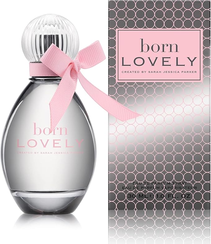 Born Lovely by SJP - Lush, Sweet, Elegant Amber Floral Eau De Parfum Spray Fragrance for Women - Mandarin, Peony, Honeysuckle, and Freesia - Intense, Long Lasting Scent - 1 oz