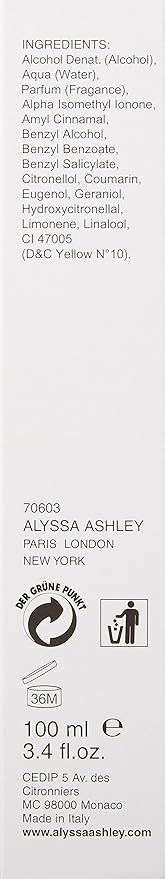Alyssa Ashley Musk - Perfume for Men and Women with Citrus and Sicilian Bergamot - Long Lasting - Womens Fragrances - 3.4 oz EDT Spray