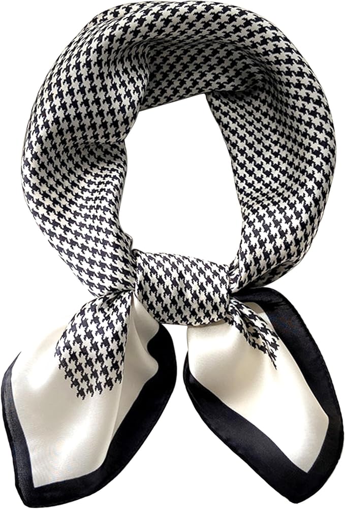 Dailyacc Hair Bandanas Scarf For Women Lightweight Fashion Neck Silk Satin Head Scarves For Sleeping Handbags Scarf